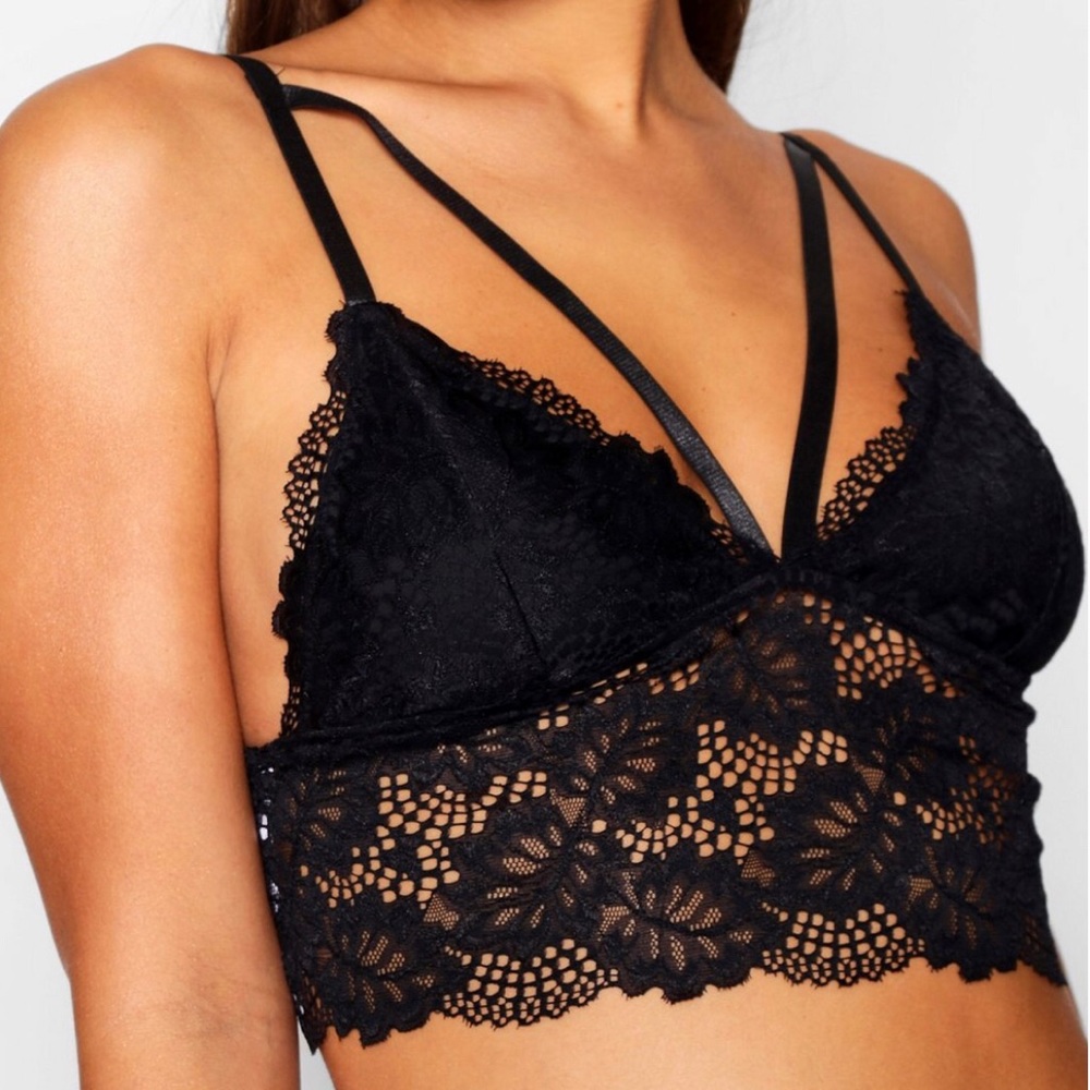 Strapping Longline Lace Bralet